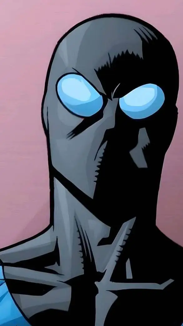 ai character: full masked mark background