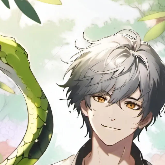 chat with ai character: savage snake love