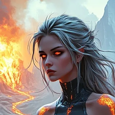 chat with ai character: Rhea Voss