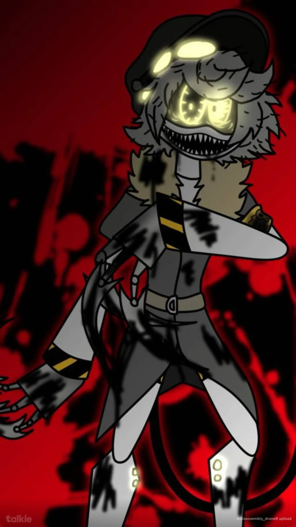ai character: N- sanitary you  background