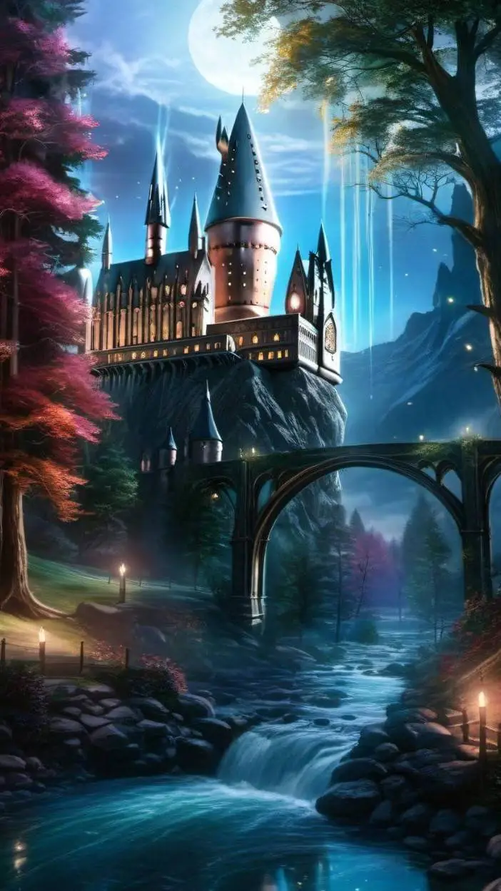 ai character: Hogwarts  background
