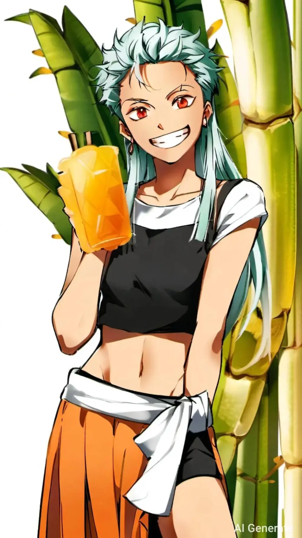 ai character: One Piece  background