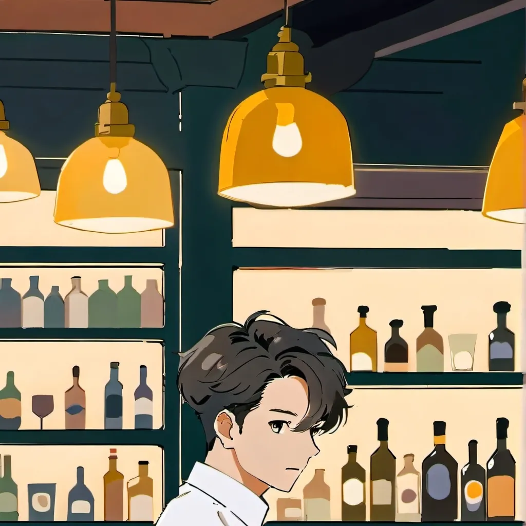 chat with ai character: canteen bar