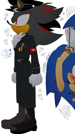 ai character: Sonic X shadow background