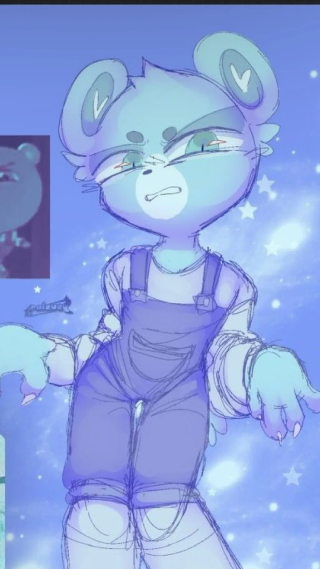 ai character: Azulín (Kid) background