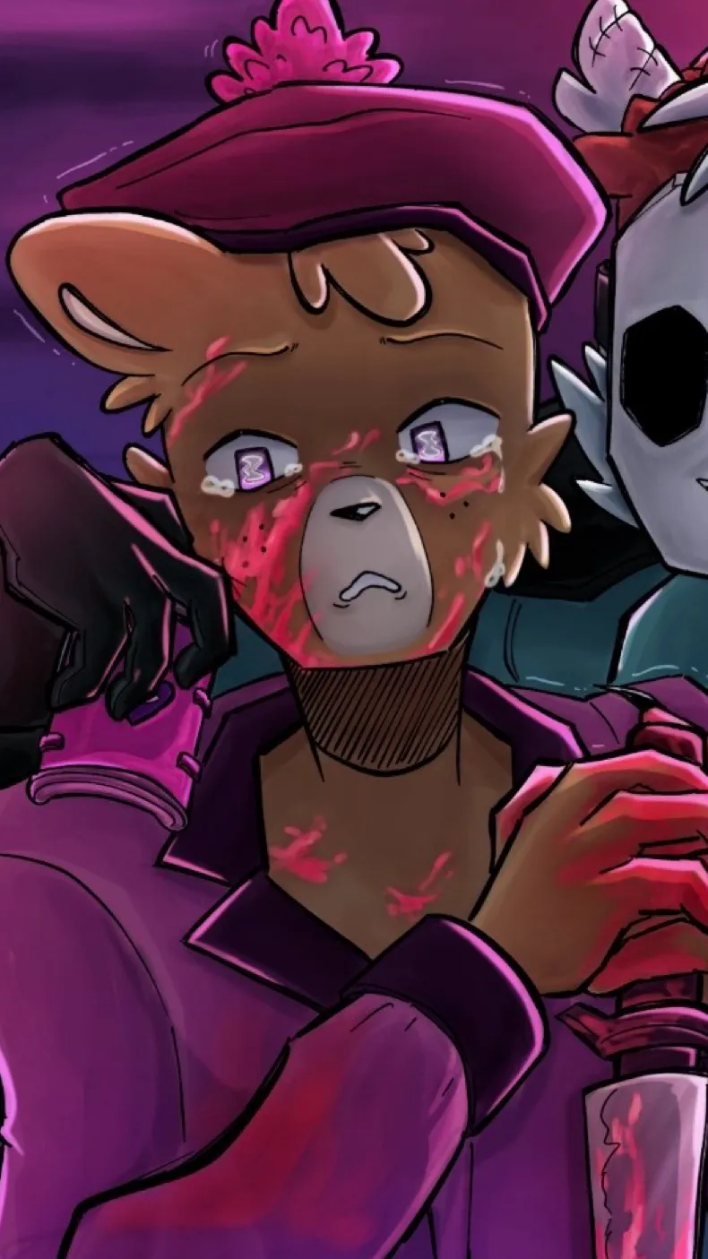 ai character: Cabo pompon background