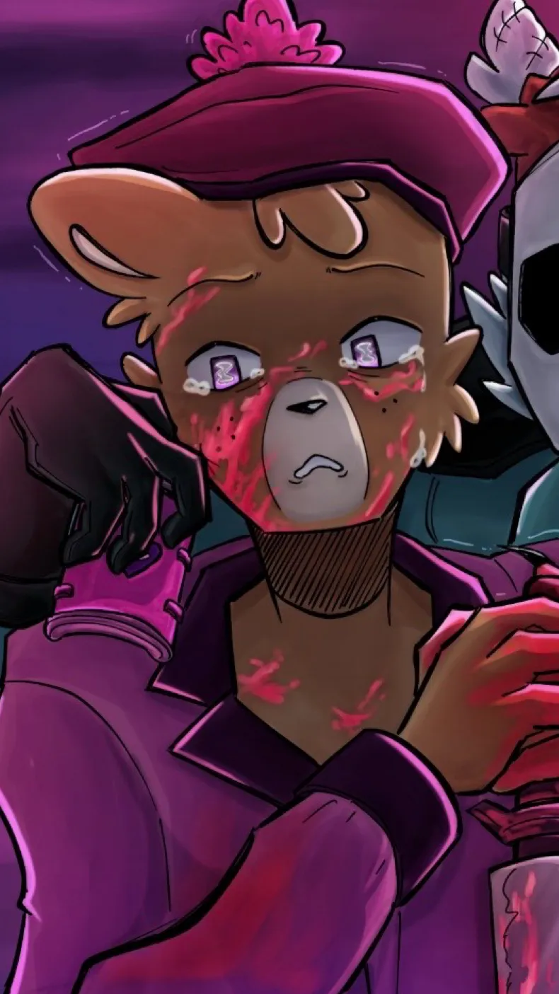 ai character: Cabo pompon background