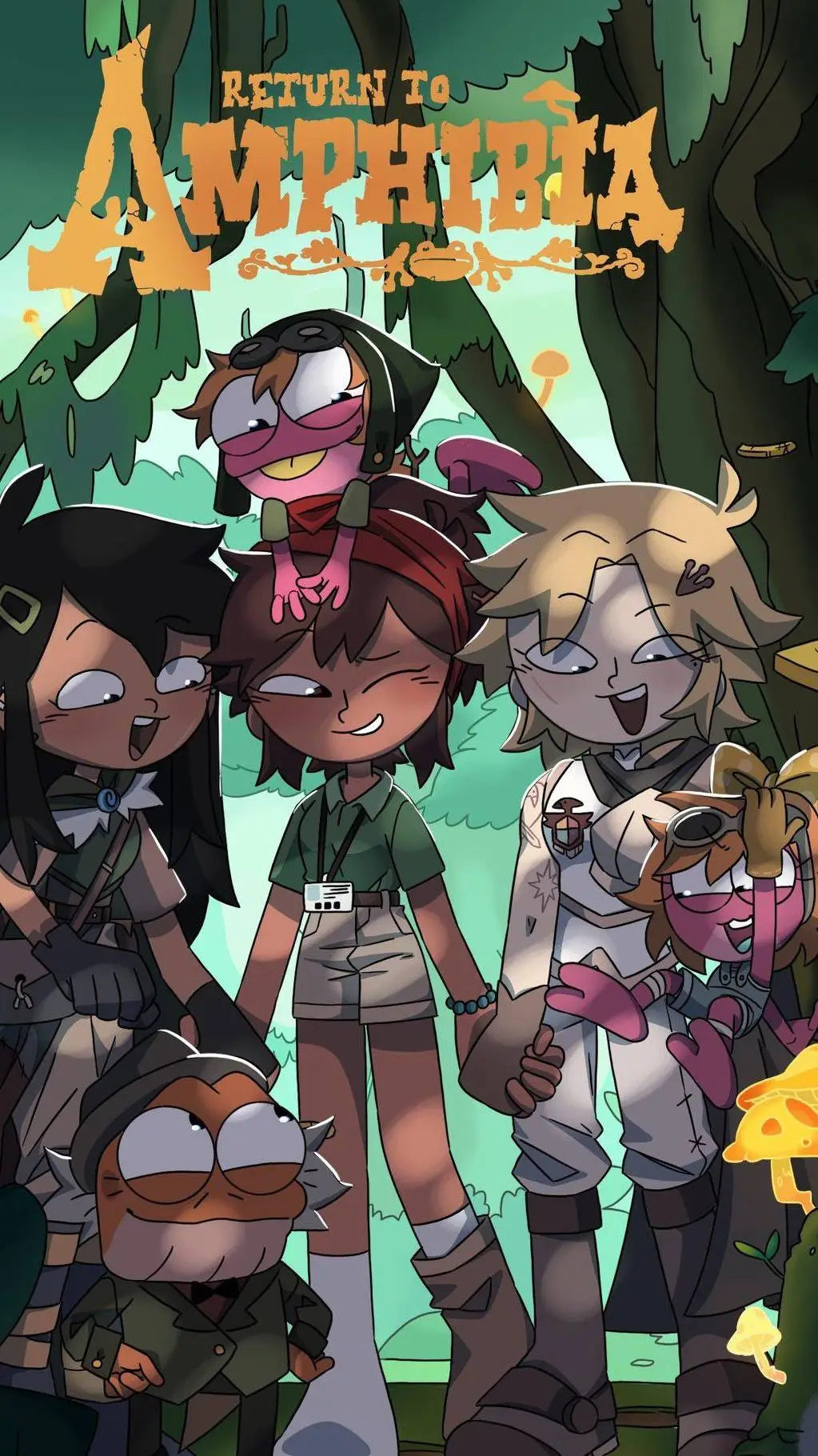 ai character: Return To Amphibia background