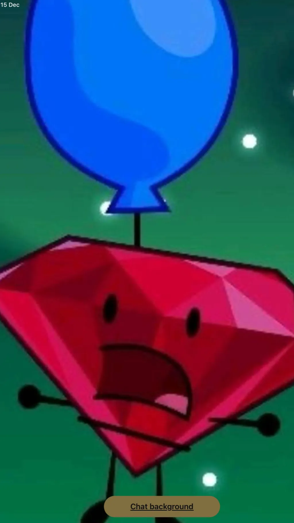 ai character: Ruby bfdi  background