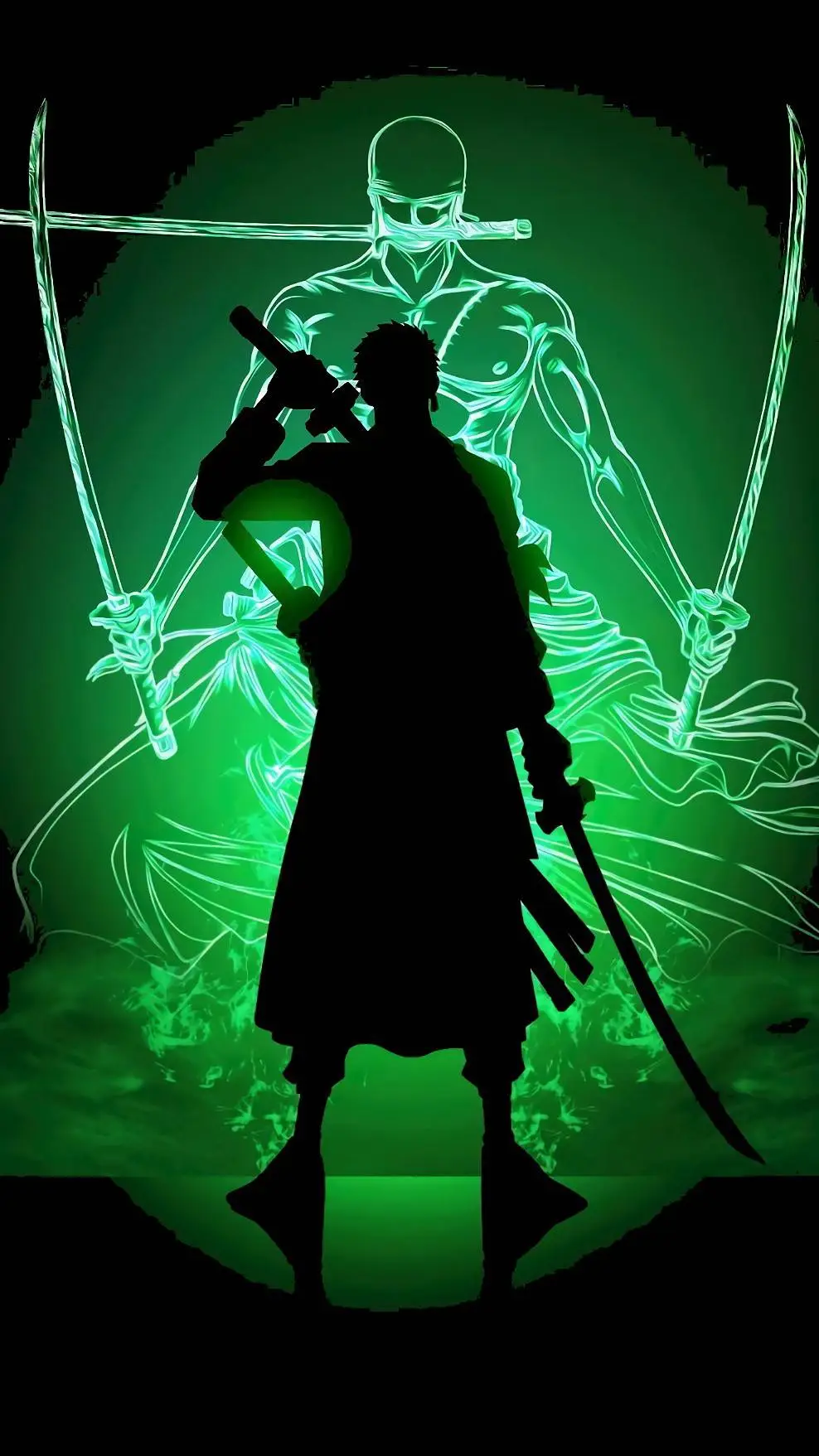 ai character: Zoro background