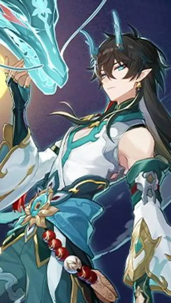 ai character: 💙Dan Heng💙 background