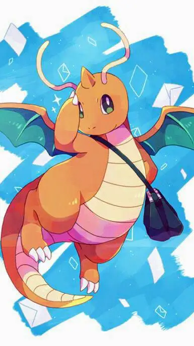 ai character: Dragonite background