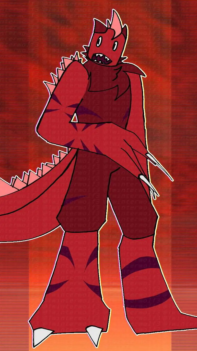 ai character: Drakobloxxor background