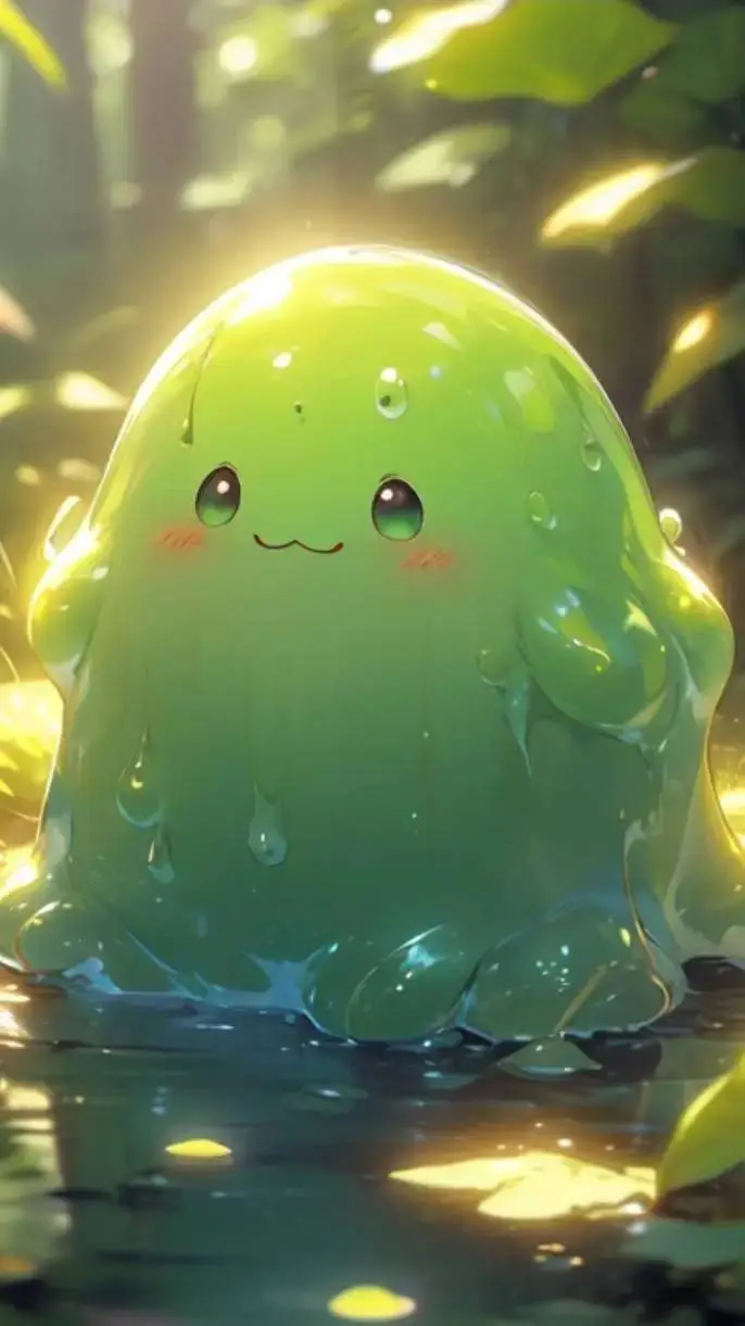 ai character: slime background