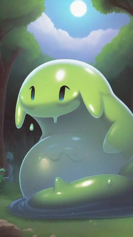 ai character: slime (Y/N) background