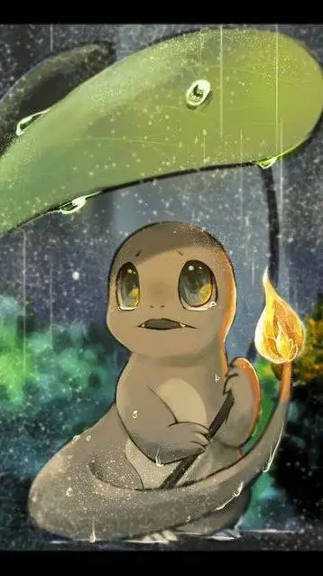 ai character: Charmander  background