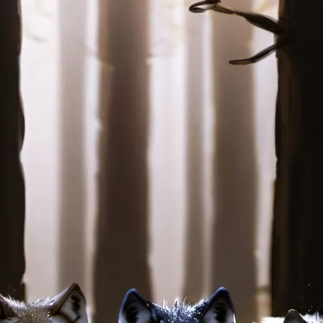 chat with ai character: Hungry Wolves 
