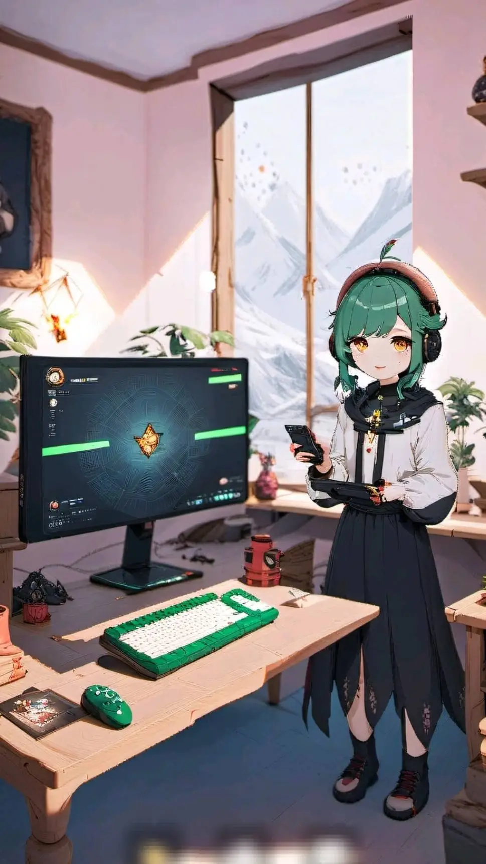 ai character: Daisy background