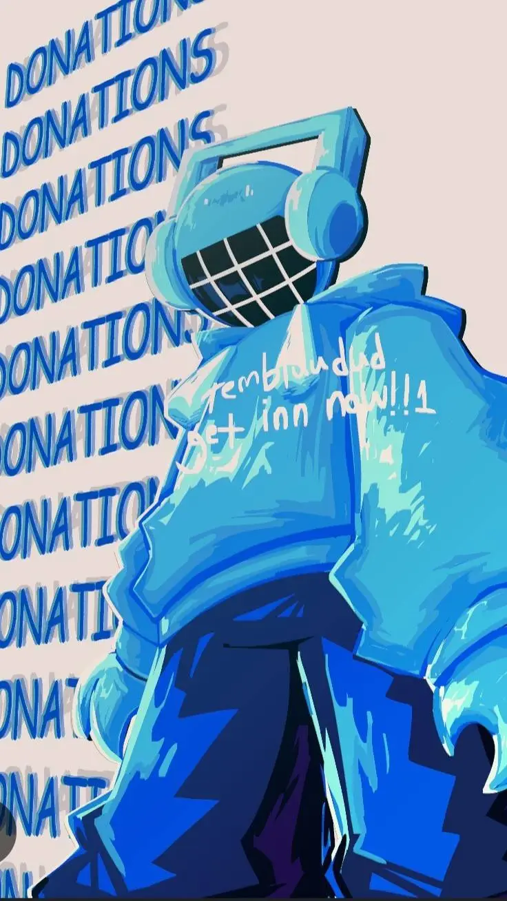 ai character: bluudud background