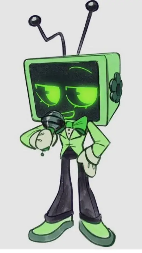 ai character: 🔋Vee🔋 background
