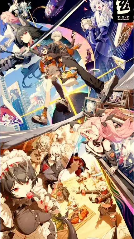 ai character: zenless zone zero  background