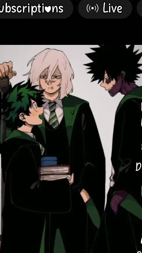 ai character: dabi x deku background