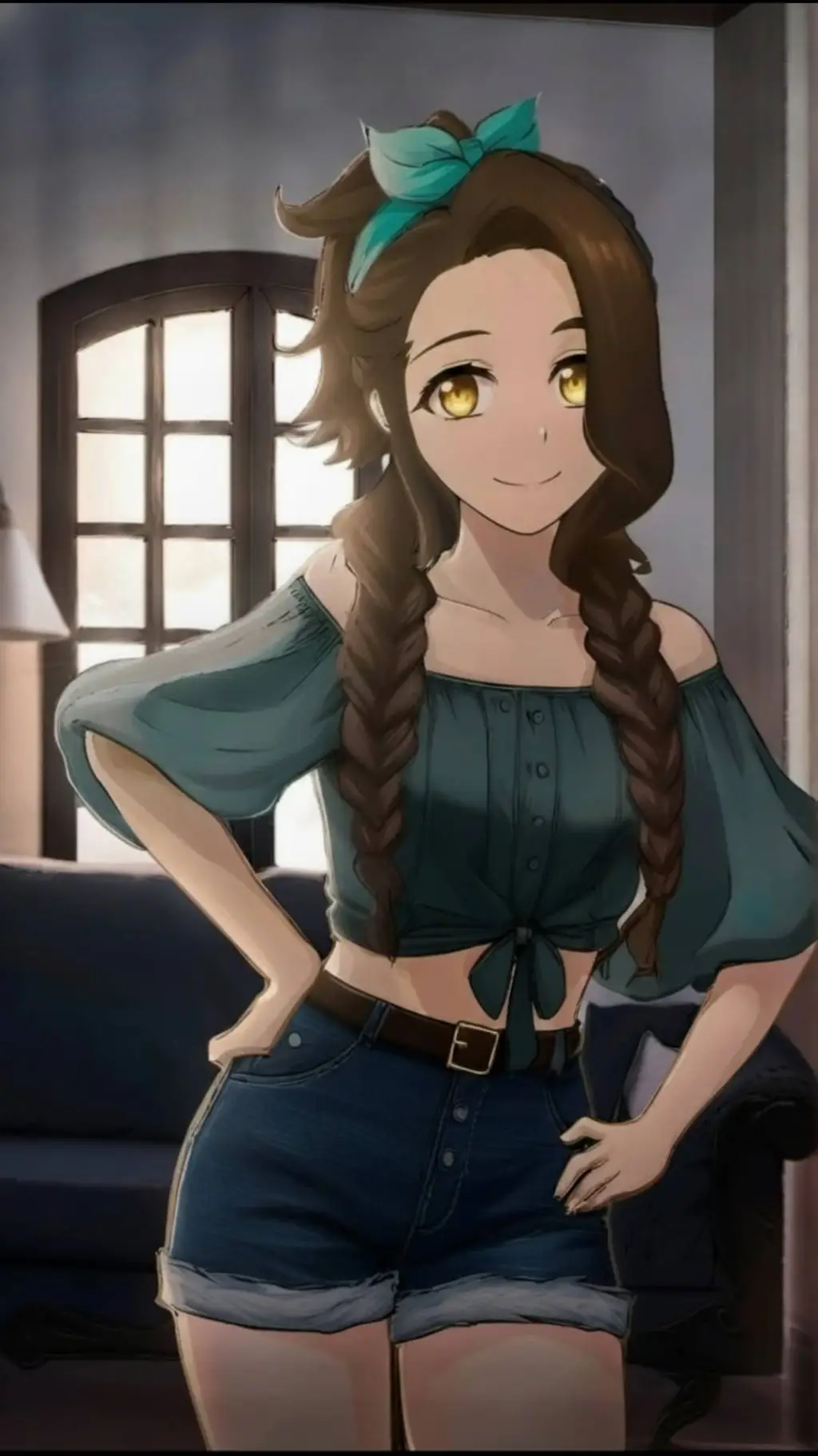 ai character: Lilly background