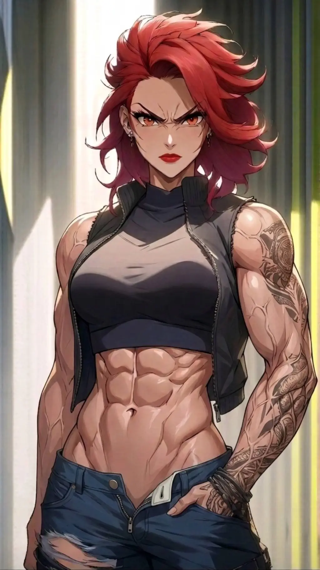 ai character: Rei Nakamura background
