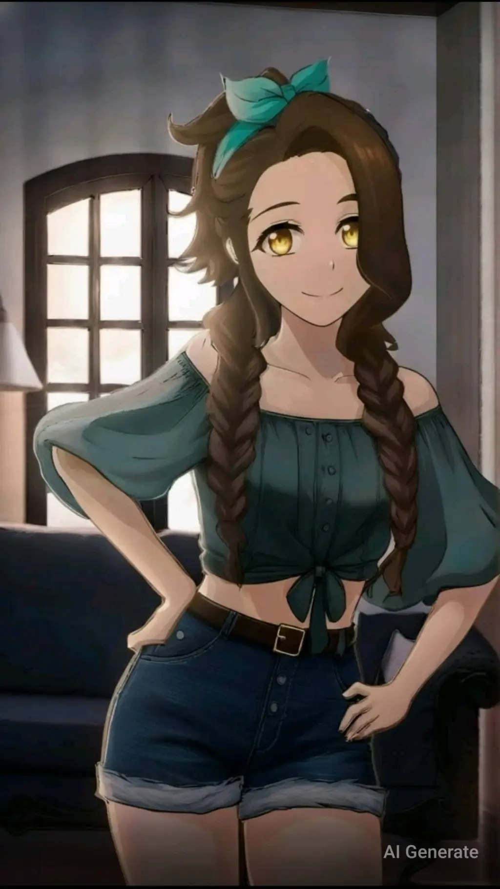 ai character: Lilly background