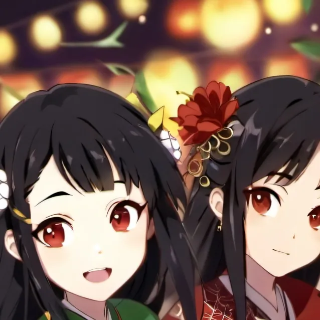 chat with ai character: 2 drsgon girls 