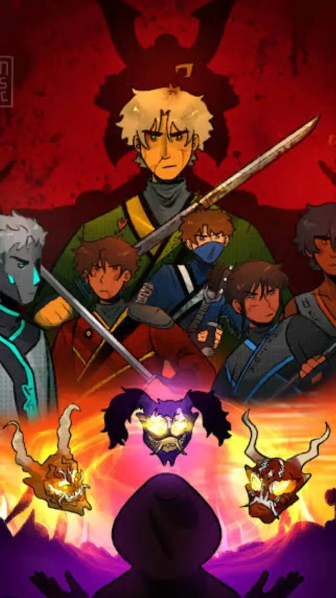 ai character: Ninjago background