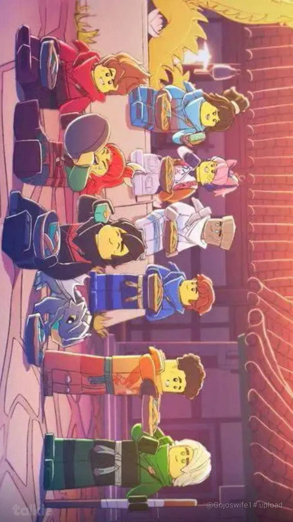 ai character: Ninjago Dr background
