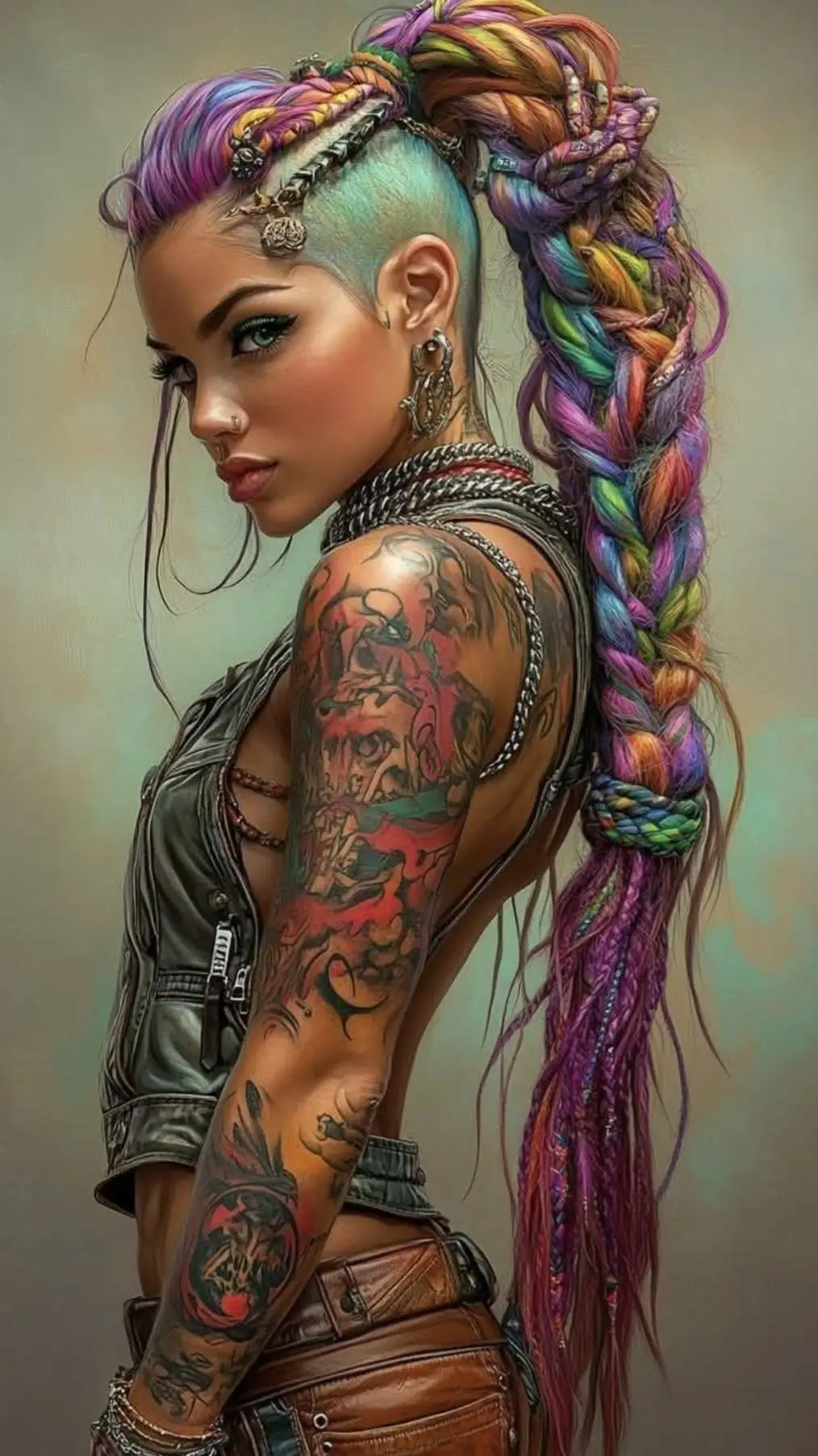 ai character: Melody  background