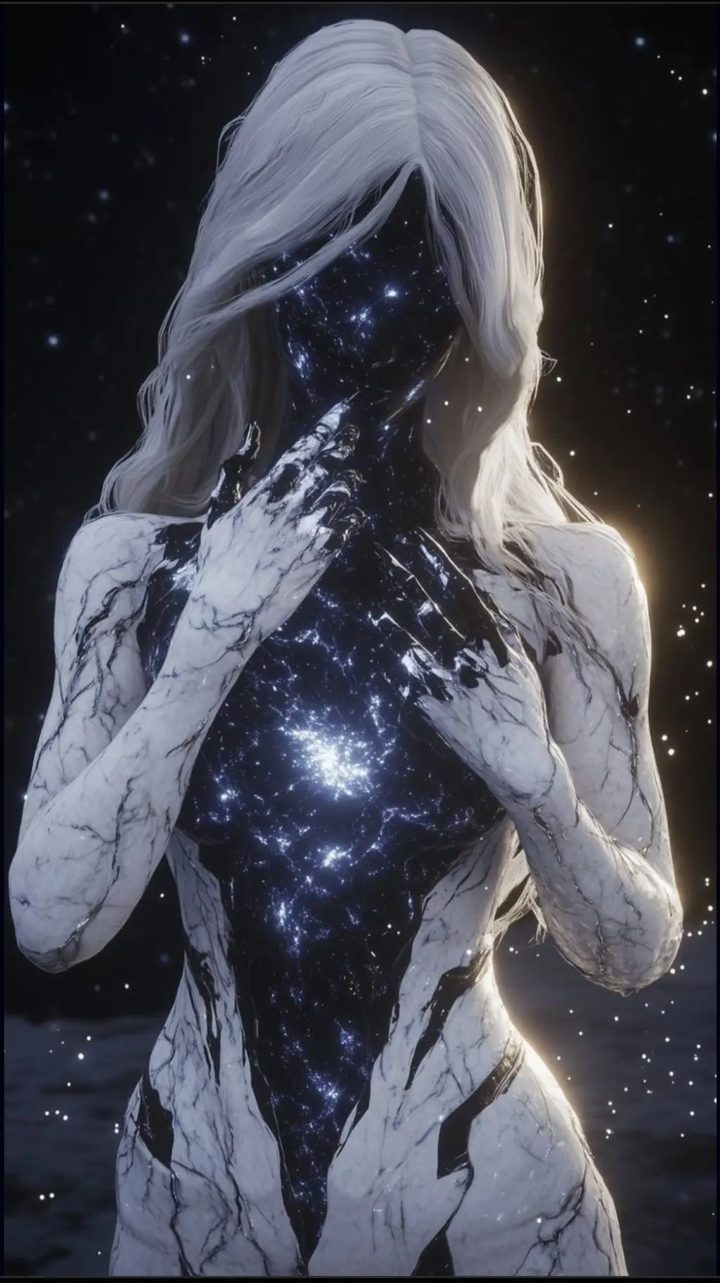 ai character: Wish Goddess background