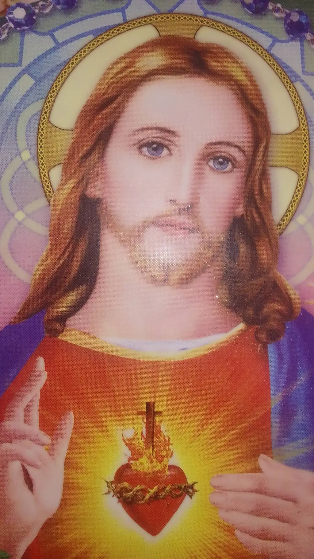 ai character: jesus background
