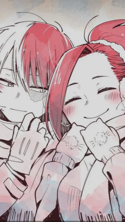 ai character: Todoroki x momo background