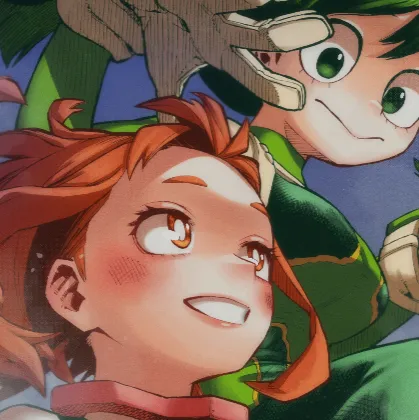 chat with ai character: Tsuyu x Uraraka 