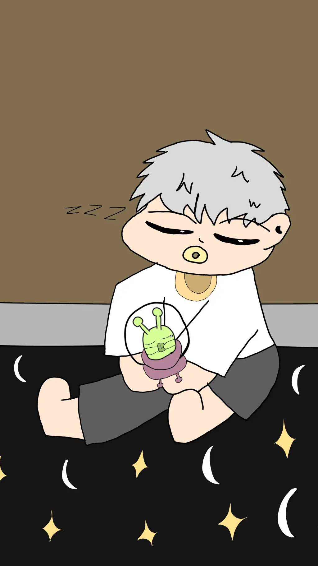 ai character: baby xavier  background