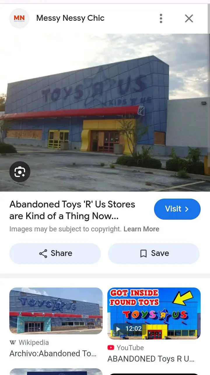ai character: Toys r Us background