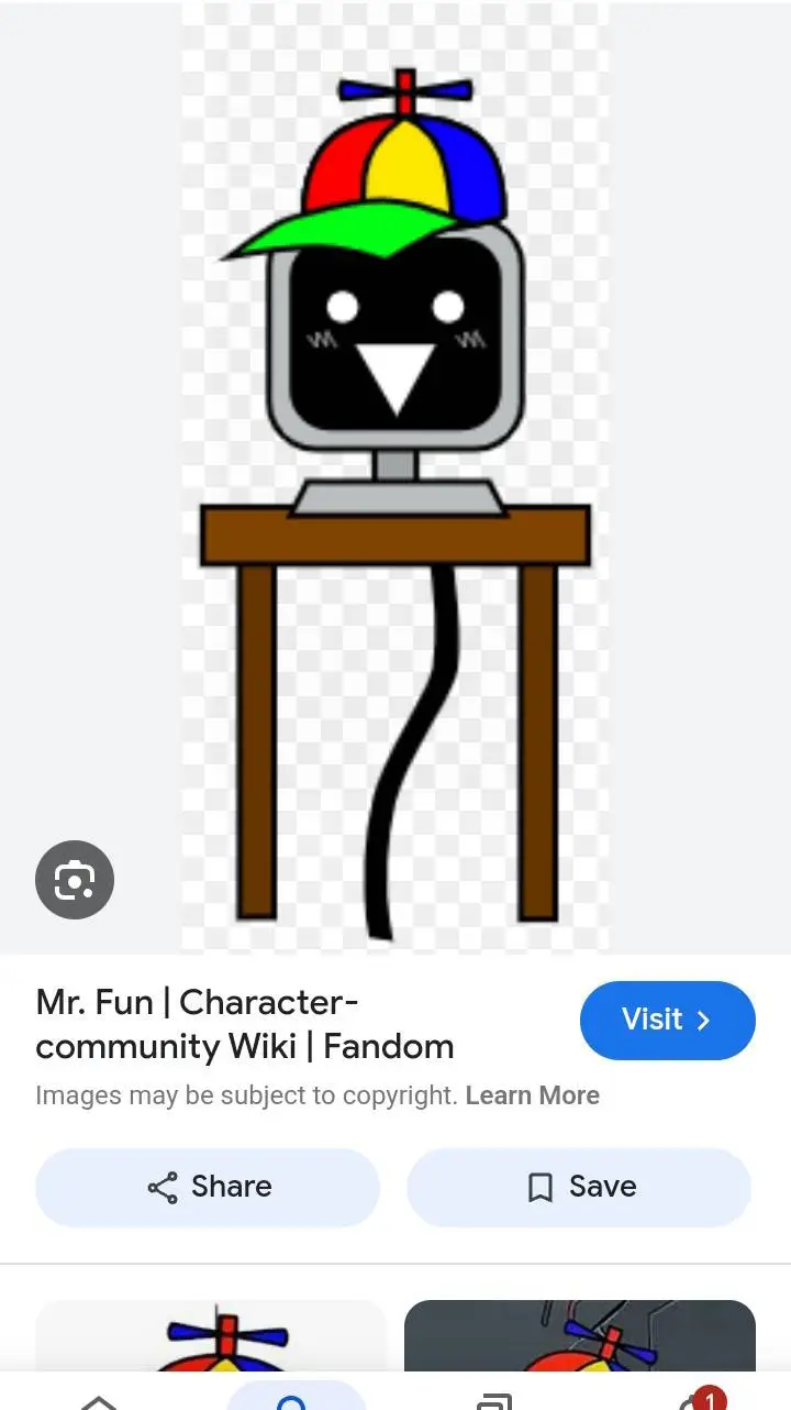 ai character: Mr fun  background
