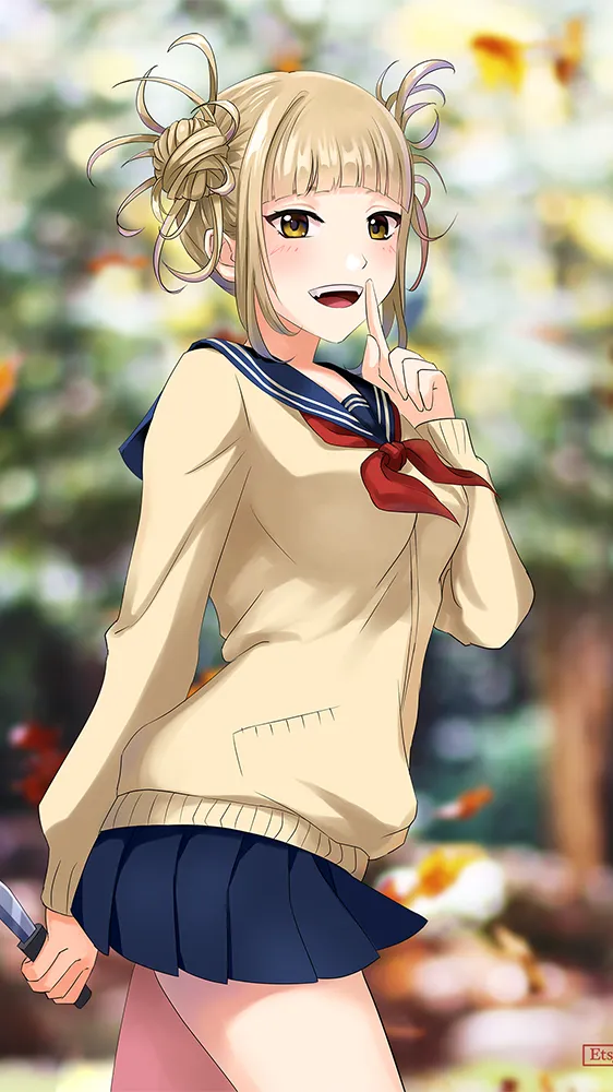 ai character: pepper Toga background