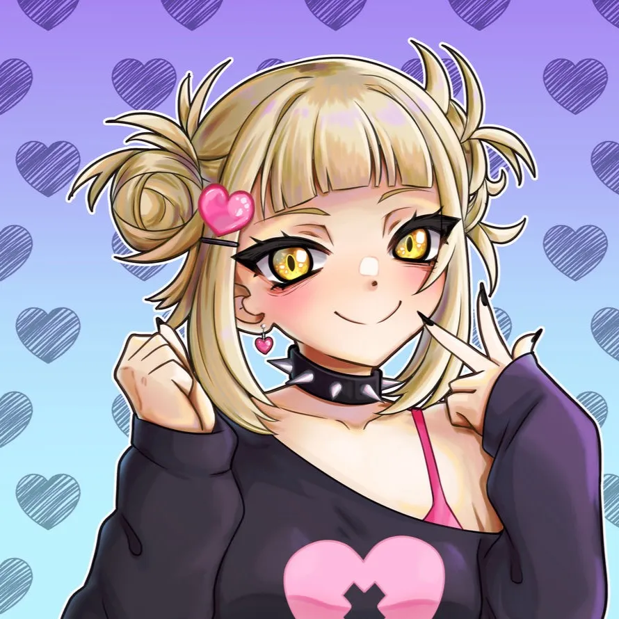 chat with ai character: Toga hot pink 