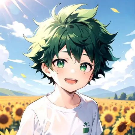 chat with ai character: Deku sunflower 