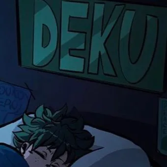 chat with ai character: Deku sleeping 