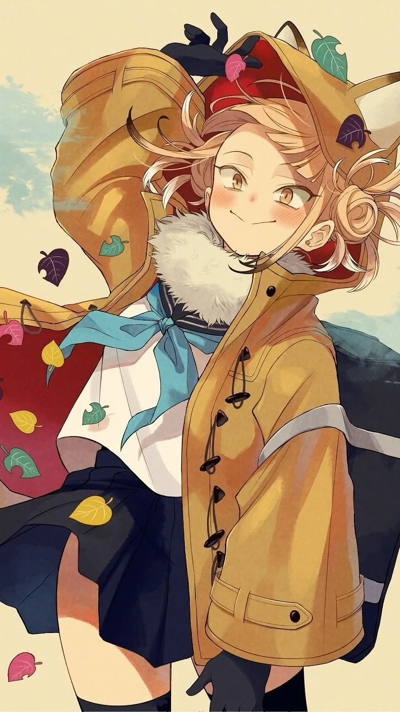 ai character: Fall cute Toga background