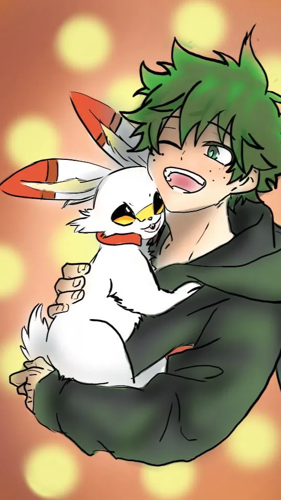 ai character: Deku Pokemon  background