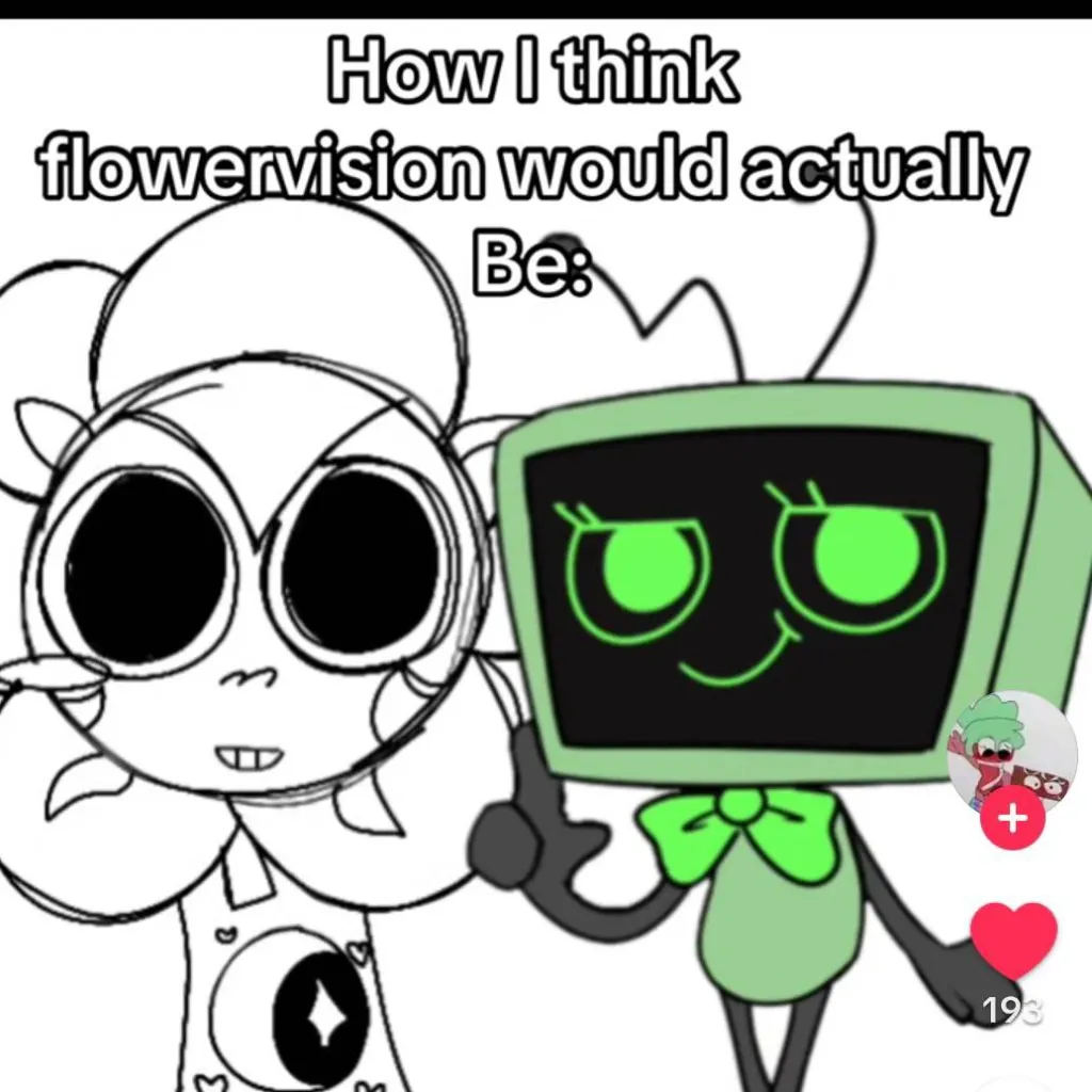 chat with ai character: flower visison
