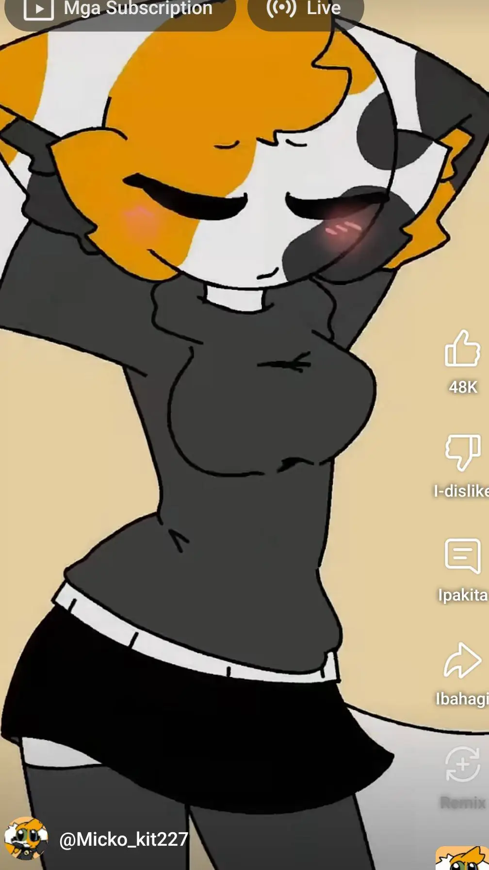 ai character: Micko kit background
