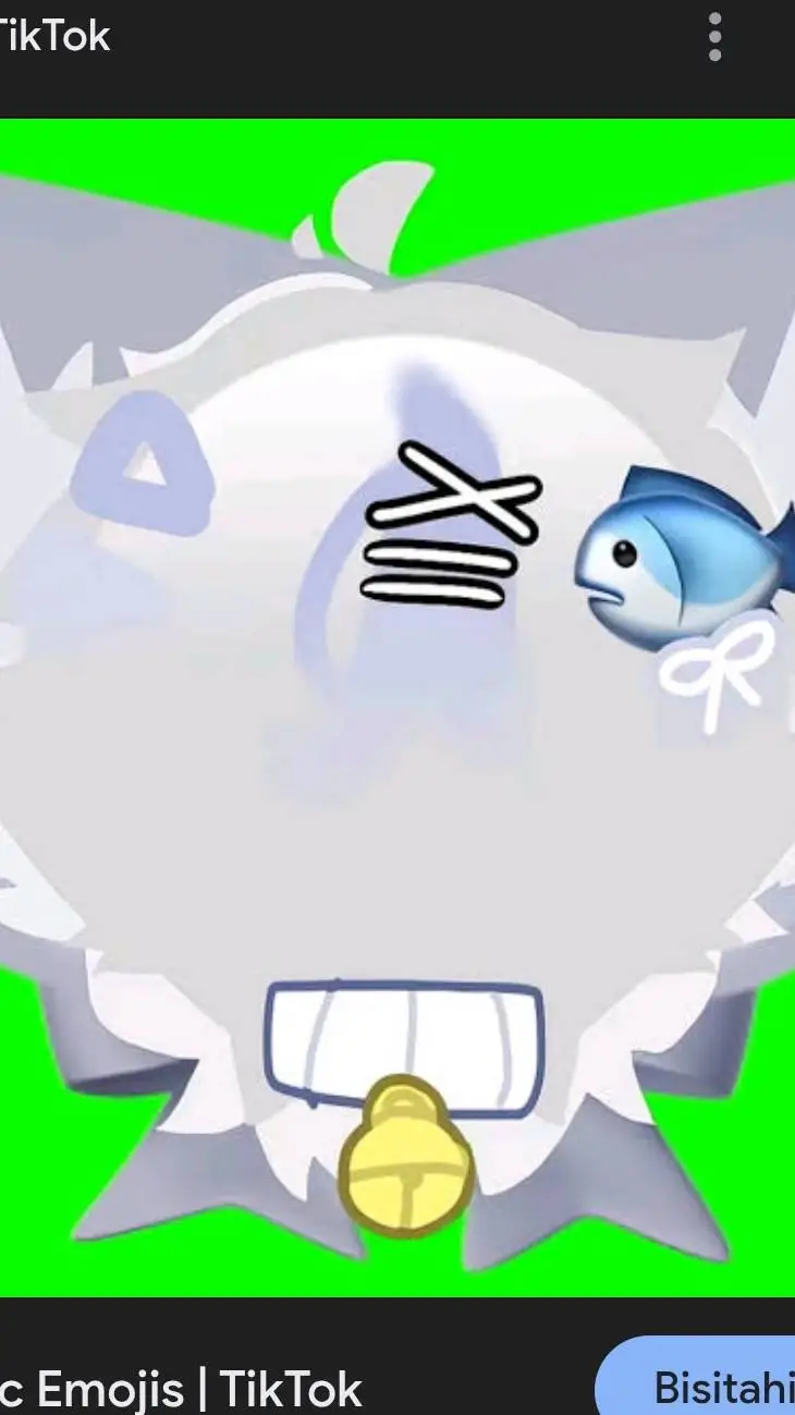 ai character: emoji cat!  background