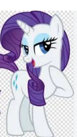 ai character: Rarity background